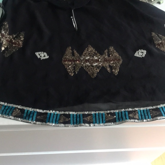 BB DAKOTA Black Sheer Sequence Racer Back Tank - Picture 2 of 4